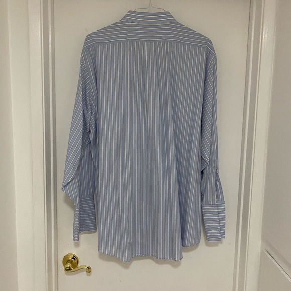 ﻿BROOKS BROTHERS French Cuff Dress Shirt 18 34 - Picture 3 of 7